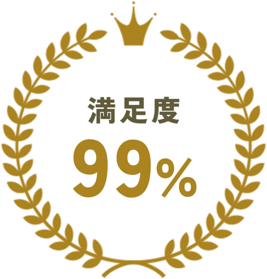 満足度98％